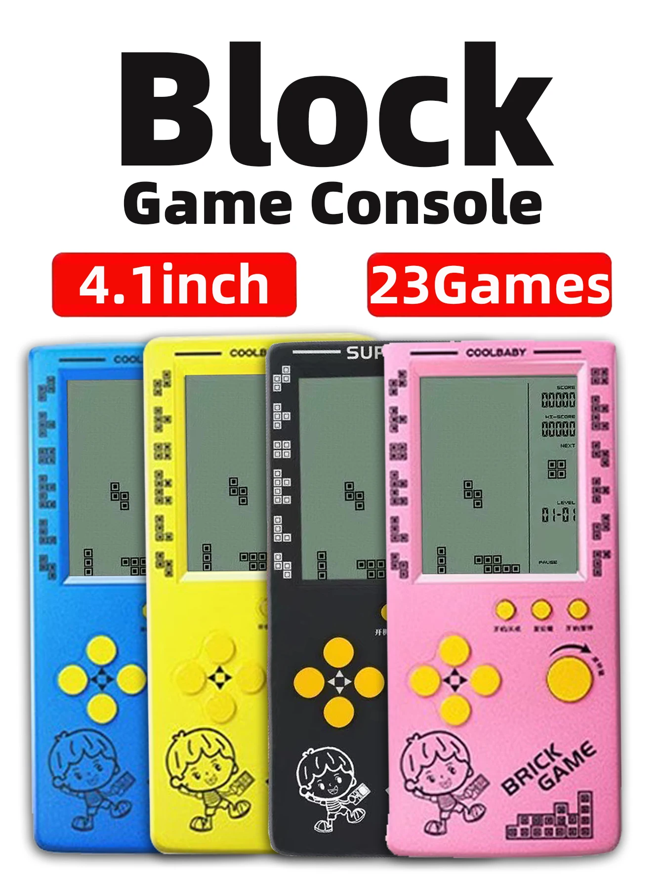 Gaming Console For Kids - Classic Retro Handheld Game Players for