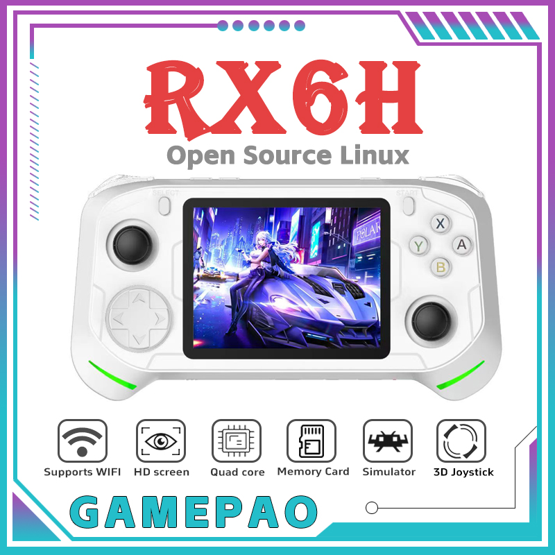 Open Source RX6H Retro Handhel - огляд і ціна Gaming Console For Kids