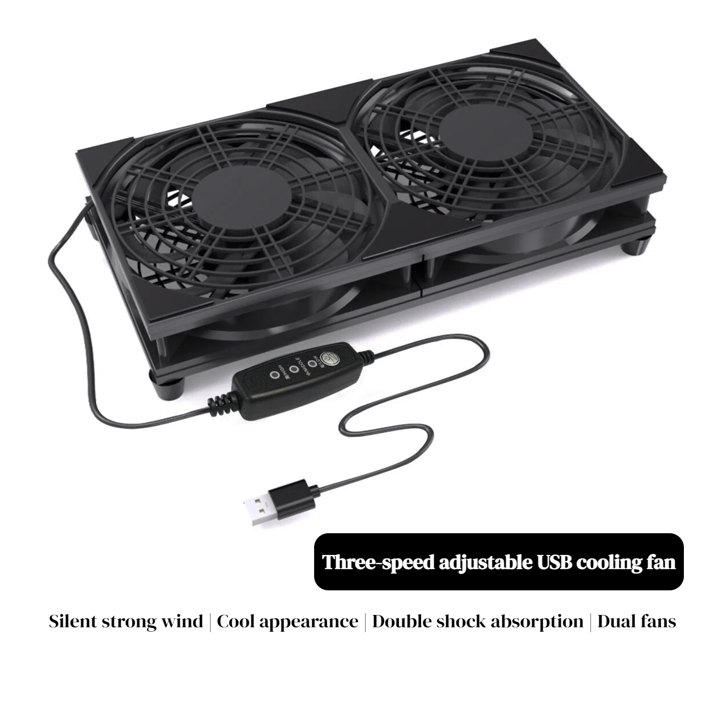Dual USB Cooling Fan with 3-Sp - огляд і ціна Gaming Console Controller