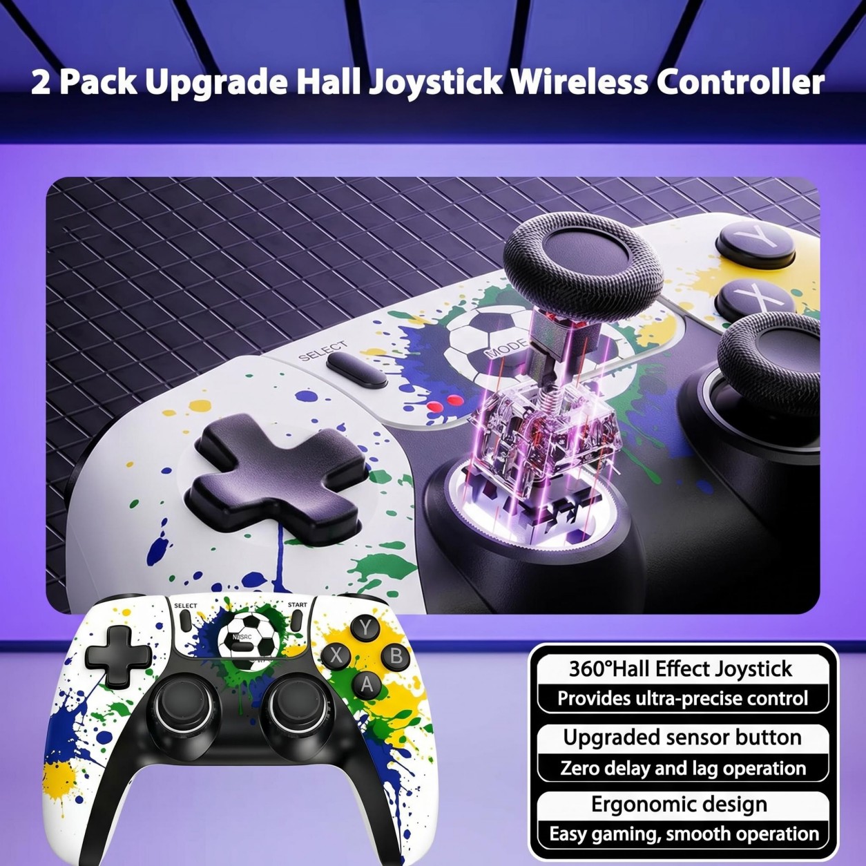 Football Pattern Wireless Game - огляд і ціна Gaming Console For Kids