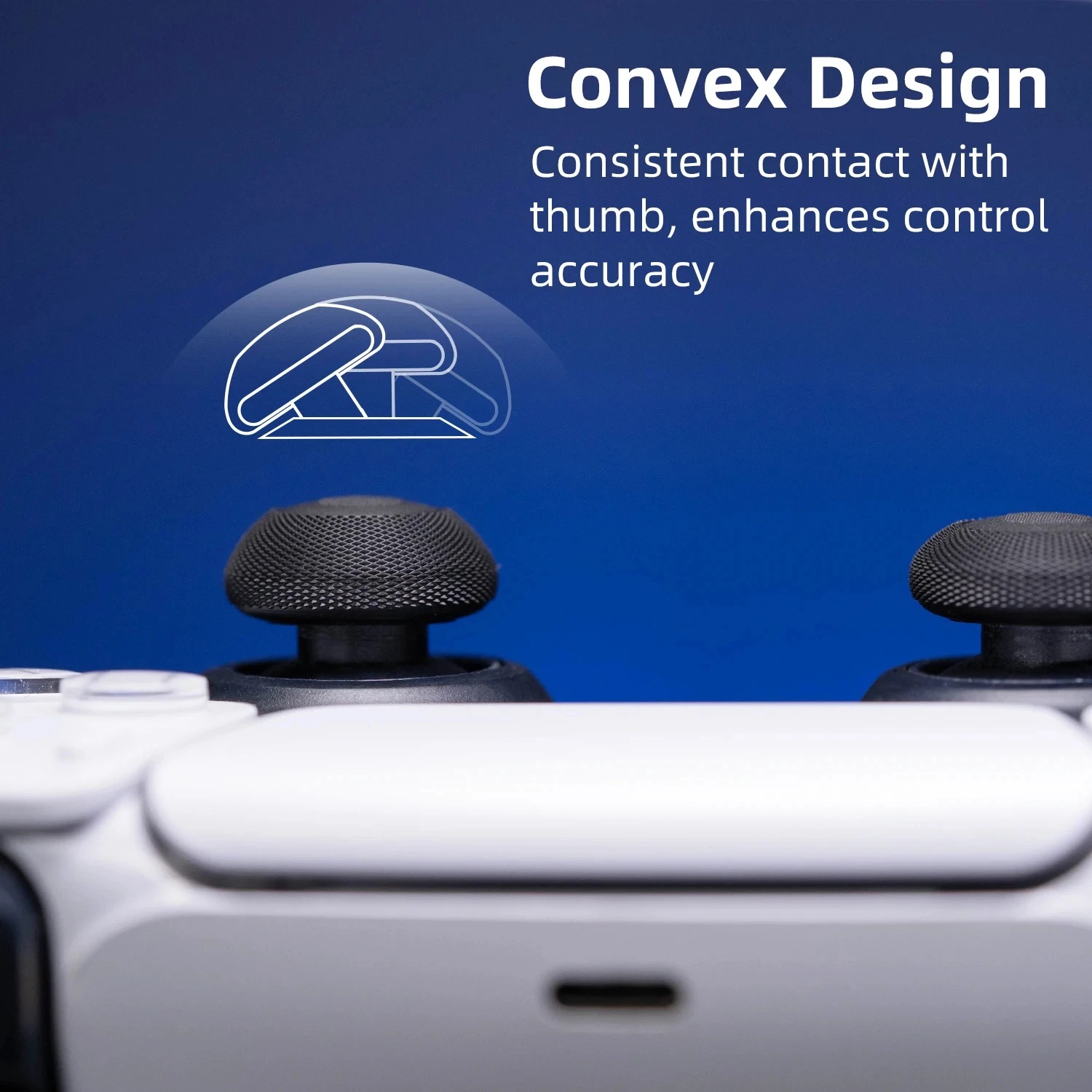 Skull & Co. Convex Thumb Grip  - огляд і ціна Ps5 Controller Cover