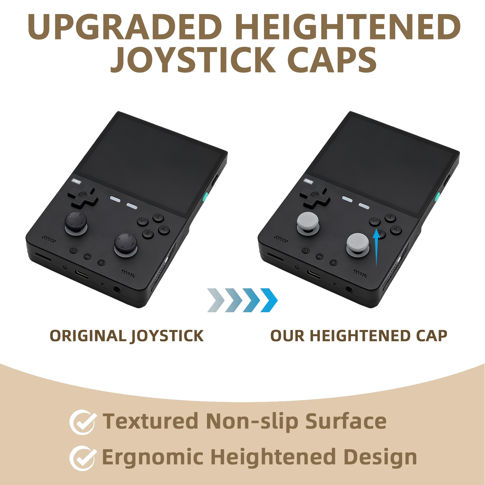 Joystick Cap For TRIMUI BRICK  - огляд і ціна Gaming Console Buttons