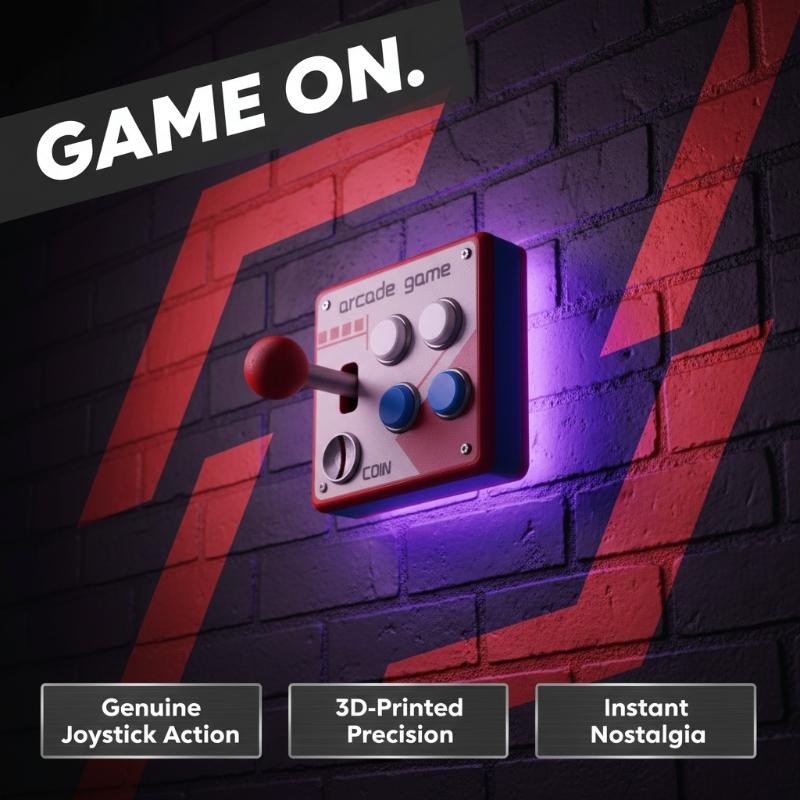 Retro Arcade Game Button Switc - огляд і ціна Gaming Console Buttons